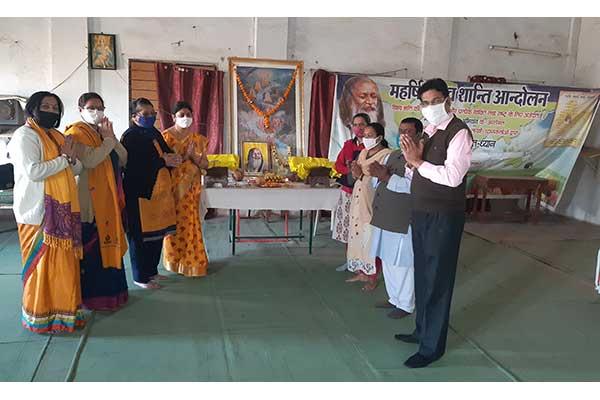 MVM School Durg Celebrated 150th birth anniversary of His Divinity Gurudev Brahmaleen Shankaracharya of Jyotirmath Shri Swami Brahmanand Saraswati Ji Maharaj.